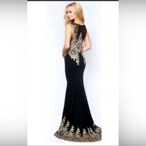 Romance Couture beaded evening gown size 6